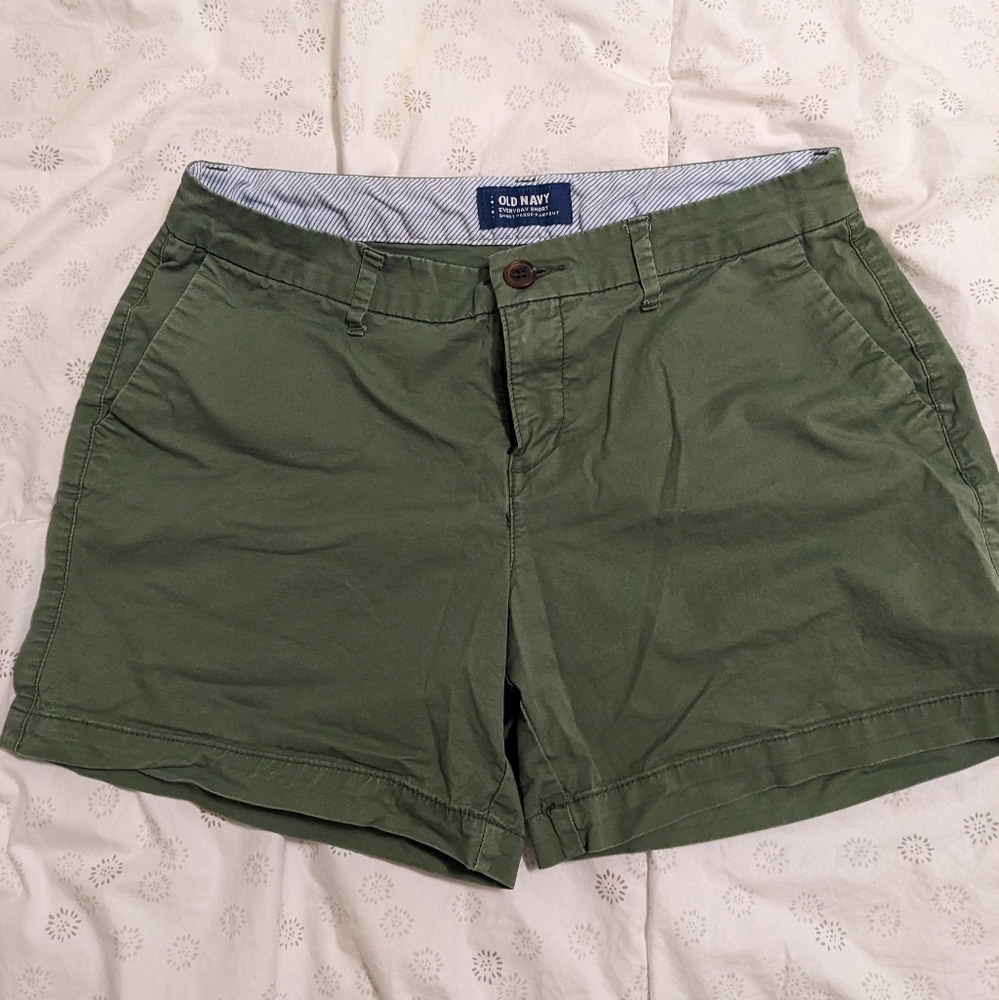 Old Navy Every Day Shorts Olive Green